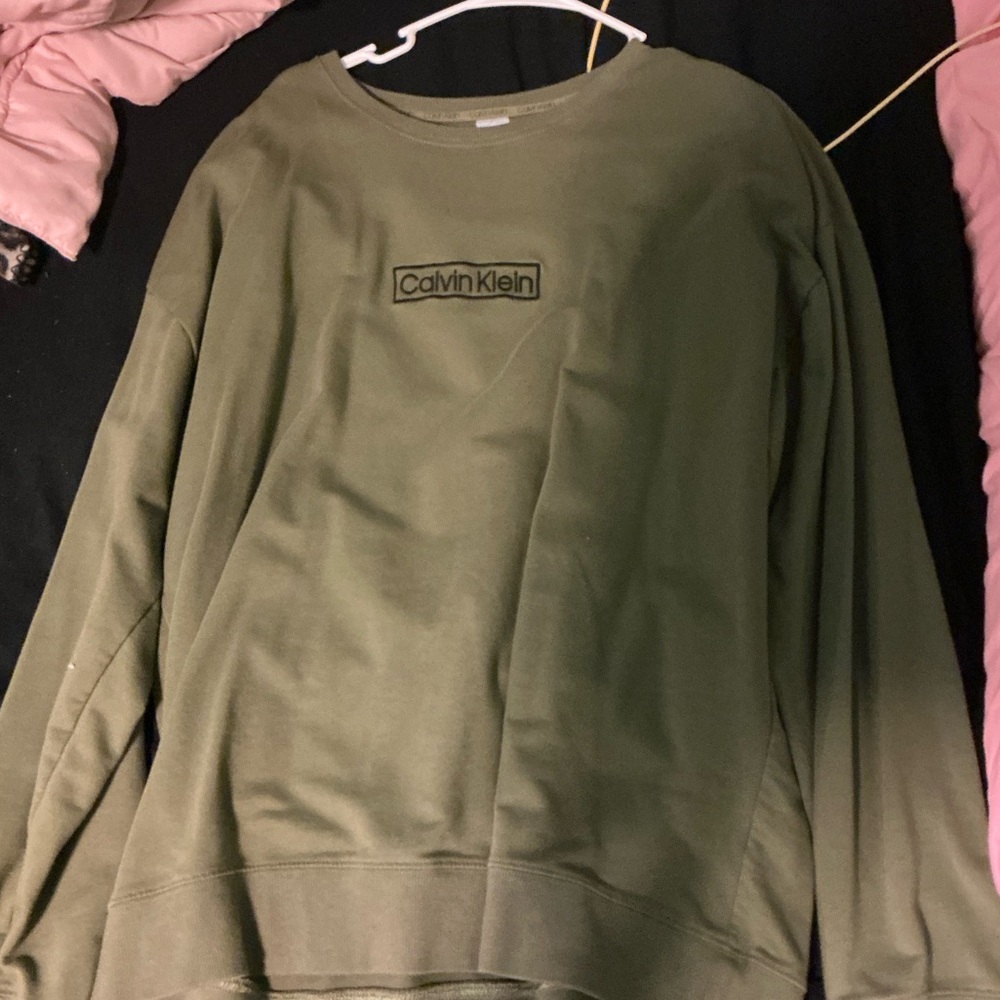 forrest green calvin klein womens sweater size XL
